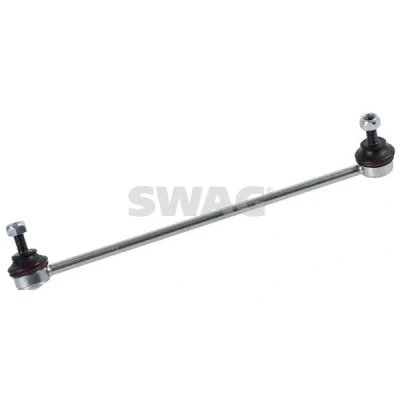 Imagen de SWAG 62 92 7434 Bieleta de suspensión Eje delantero, izquierda 330 M10 x 1,5 con tuerca autofijadora Acero PEUGEOT: 207 Hatchback, 208 I Hatchback