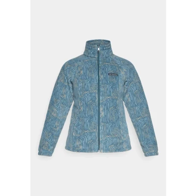 Imagen de Columbia Benton Springs Chaqueta de forro polar con cremallera completa para mujer, estampado Everblue Flowfalls, talla XS