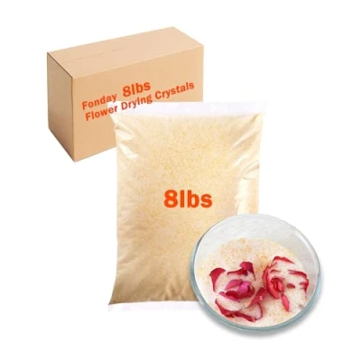 Imagen de 8LBs Flower Drying Crystal, Fonday cristales de secado flores gel sílice 8 libras con finos que indican el color reutilizable