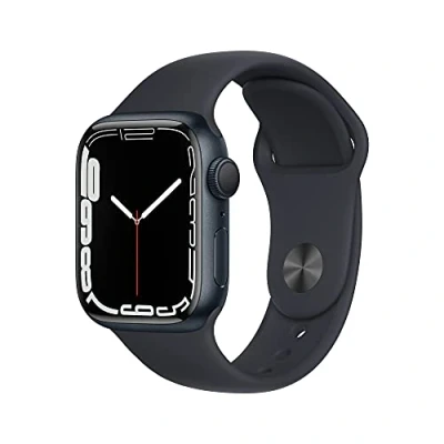 Imagen de Apple Watch Series 7 (GPS, 41mm) Caja de Aluminio Midnight con Banda Deportiva (Reacondicionado)