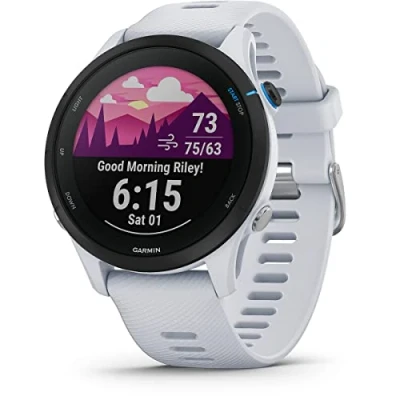 Imagen de Garmin Forerunner 255 Music, Reloj Inteligente para Correr con GPS, Almacenamiento de música, Métricas avanzadas, Pay, Autonomía 14 Días, Blanco