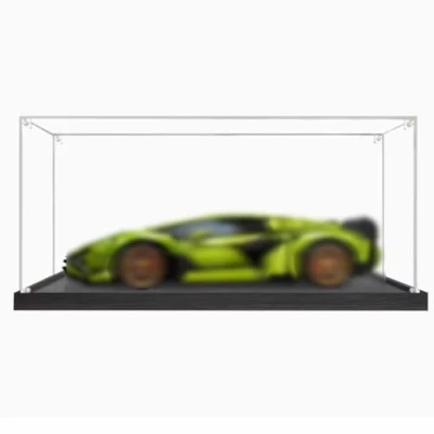 Imagen de Vitrina acrílica para Lego 42115 Technic Lamborghini Sián FKP 37 Modelo de Coche Protección a Prueba Polvo Compatible con (Modelo NO Incluido)(3MM)