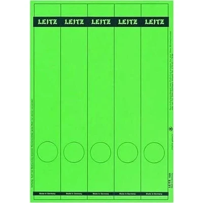 Imagen de Leitz Etiquetas Adhesivas para Lomo y Imprimibles Archivadores de Palanca Cartón, Amplias, Largas, Azulo, 61.5 x 285 mm, Papel, 16.870.035, Pack 75