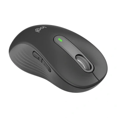 Imagen de Ratón inalámbrico Logitech Signature M650, Para manos grandes/zurdos, Bluetooth, Accesos directos, Personalizable, USB, Negro