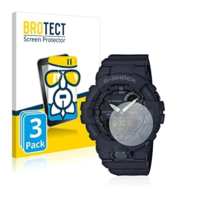 Imagen de BROTECT Protector Pantalla Cristal para Casio G Shock GBA800 Vidrio (3 Unidades) [Dureza 9H, Anti Arañazos]