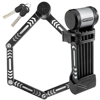Imagen de Kryptonite Kryptolok 685 Folding, Locks Unisex, Preta (Black), 85 Cm