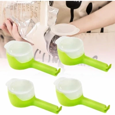Imagen de pinza para aperitivos con pico vertedor, bolsas vertedor
