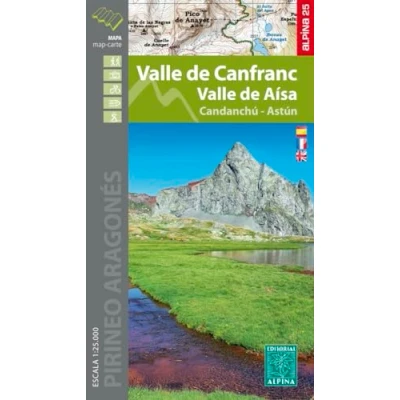 Imagen de Valle De Canfranc Aísa 1: 25.000