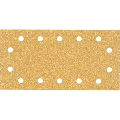 Imagen de Bosch Professional 50 x Lijas Expert C470 con 14 agujeros, para Madera dura, Pintura sobre madera, 115 230 mm, Grano 40, Accesorios Lijadora orbital