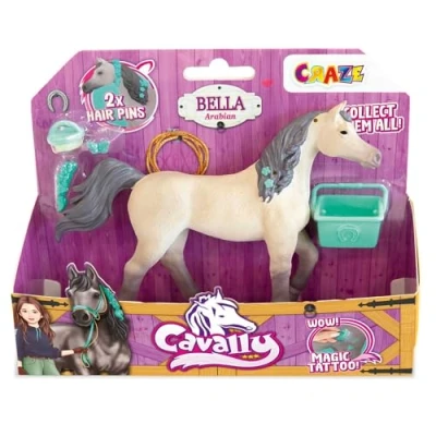 Imagen de Cavally Caballo de Juguete Modelo Bella, con Accesorios para Jugar y Efectos Especiales, Raza Arábica