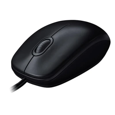 Imagen de Ratón Logitech M100, Con cable, USB, 3 Botones, 1000 DPI, Ambidiestro, PC/Mac, Negro