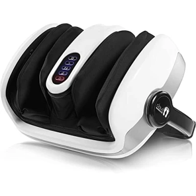 Imagen de Cloud Massage Shiatsu masajeador de pies con calor, para relajación, alivio la fascitis plantar, neuropatía, circulación y terapia apto FSA/HSA (blanco, sin
