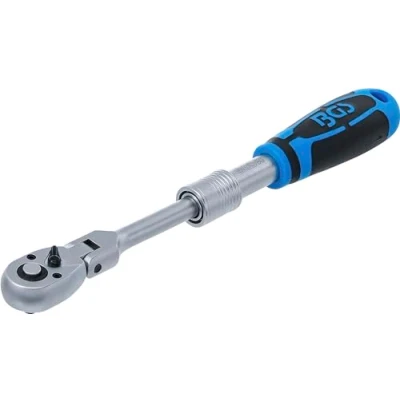 Imagen de BGS 25125 Carraca reversible, extensible, inclinable 6,3 mm (1/4&quot;) 210 250