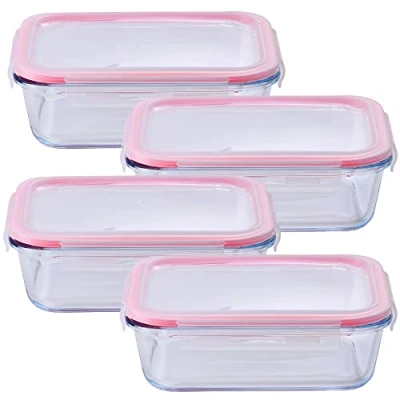 Imagen de 4X Hermético Rectangular 1L en borosilicato de Benetton