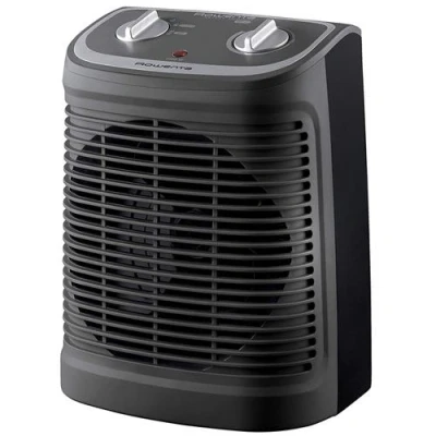 Imagen de Calefactor Rowenta Instant Comfort SO2330, 2400 W, 40 m², 2 Velocidades, Temperatura Ajustable, Apagado Auto., Silencioso, Anticongelante, ECO, Gris