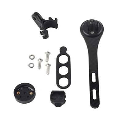 Imagen de Fishlor Soporte para computadora de Bicicletas, Bicicleta Carretera Ciclismo Vástago Manillar Integrado Garmin la Serie Bryton(para Garmin)