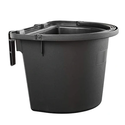 Imagen de BR Comedero Arturo semicircular con soportes y asa 14 ltr L Negro