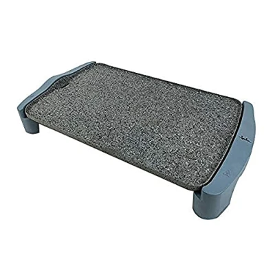 Imagen de Jata GR600AM Plancha de Asar Antiadherente, Resistente al rayado, 2500 W, Medidas 46 x 28 cm, Resistencia en forma M, Fabricada España, Fácil limpieza, Bandeja recogesalsas