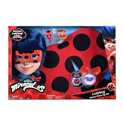 Imagen de Miraculous P80034 Heroez Deluxe Role Play Set Tales of Ladybug &amp; Cat Noir Gato Juego de rol, Multicolor, Talla única (Bandai