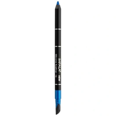 Imagen de Impala Lápiz de Ojos Waterproof con Silicona Color Azul Metalizado Nº 16 Trazo Definido o Efecto Difuminado Textura Cremosa Fácil Aplicar Intenso Duradero y Resistente al Agua