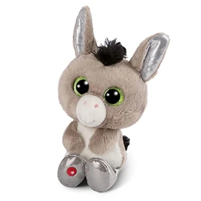 Imagen de NICI Glubschis: El Original Burro Donki de Glubschis 15 cm Animal Relleno con Grandes Ojos Brillantes Suave Juguete Esponjoso para los Amantes Juguetes tiernos (47665)