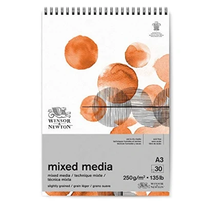 Imagen de Winsor &amp; Newton Bloc Papel Multi técnica, Blanco, DIN A3