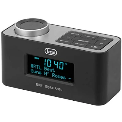 Imagen de Trevi RC 80D6 Dab Radio Despertador electrónico con Receptor Digital Dab/Dab+, Gran Pantalla LED, función de repetición, Sleep, Powerbank