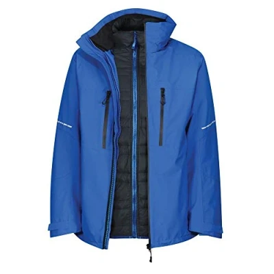 Imagen de Regatta Professional Men&#039;s X Pro Evader III 3 in 1 Waterproof Insulated Jacket Chaqueta, Azul, S para Hombre