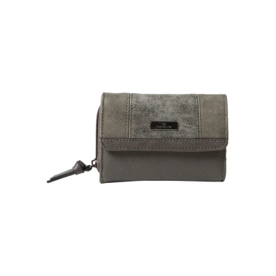 Imagen de TOM TAILOR Juna 1, Cartera pequeña para Mujer, Gris, 14 x 4 10