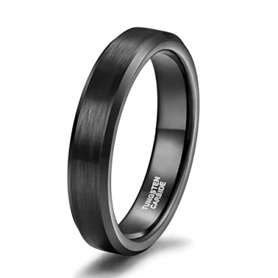 Imagen de Titaniumcentral Hombre Mujer Unisex 6 mm(carburo de wolframio)