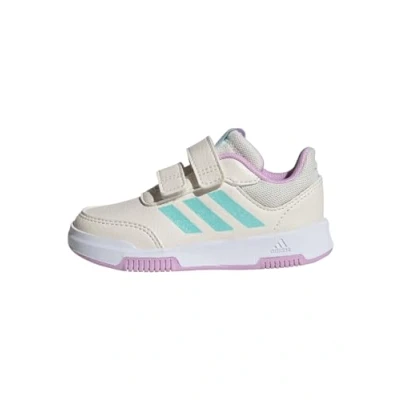 Imagen de adidas Tensaur Hook and Loop Shoes, Zapatillas Unisex bebé, Chalk White Aqua Lilac, 26 EU