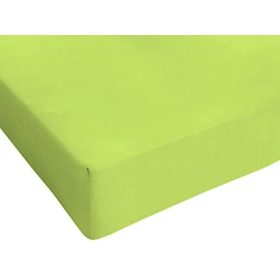 Imagen de Italian Bed Linen Sàbana con angulos de 25cm MAX Color, Verde Àcido, Doble pequeño