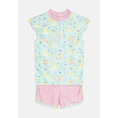 Imagen de Playshoes Set de baño con protección UV, Traje Dos Piezas Unisex niños, Unicornio, 86 92