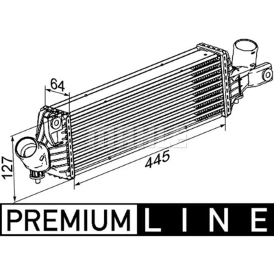Imagen de MAHLE ORIGINAL CI 355 000P Intercooler