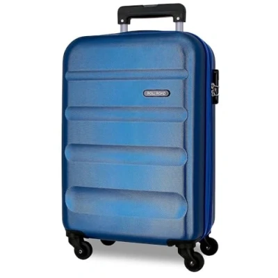 Imagen de Roll Road Flex Maleta de Cabina Azul 35x55x20 cms Equipaje Mano Air Europa Rígida ABS Cierre combinación Lateral 33L 2,78 kgs 4 Ruedas Dobles