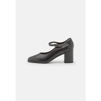 Imagen de Clarks Premium Freva55 Strap, Bomba Mujer, Black Leather, 37 EU