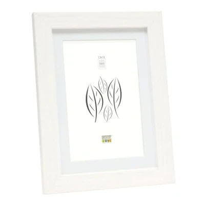 Imagen de Deknudt Frames Fotos Basic, moldura Alta Blanca de Madera con pptt Control=Formato del Marco, 13 x 18 cm