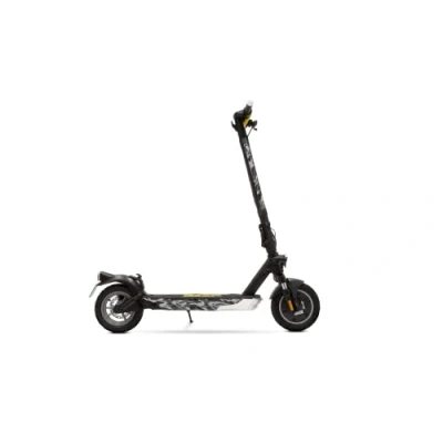Imagen de Jeep Camou Seguridad Avanzada Patinete Eléctrico, Suspensión Delantera y Trasera, Motor 350W, Frenos de Doble Disco, Timbre Electrónico, con Flechas Direccionales Integradas, 500W, Negro
