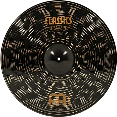 Imagen de Meinl Cymbals Classics Custom Dark Plato Ride de 22 pulgadas (55,88cm) Platillos Batería Bronce B12, Acabado Oscuro (CC22DAR)