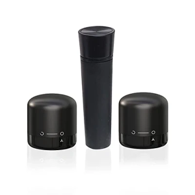 Imagen de [Paquete de 2] Tapones bomba vacío con tapón vino tinto, sellador tapa botella mini enchufe para cava que se mantiene fresco