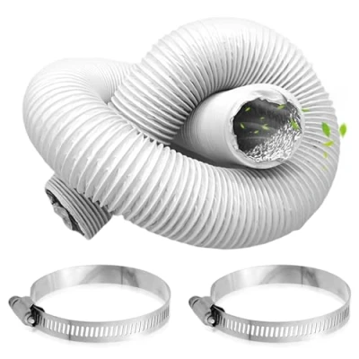 Imagen de manguera de salida aire 100 mm diámetro, 6 m longitud, tubo flexible PVC para aparatos acondicionado, aluminio secadoras, acondicionado móvil,