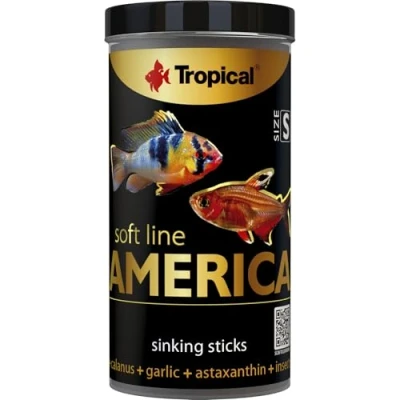 Imagen de Soft Line America Size S 250ml / 140g el alimento en Forma de los Sticks Blandos Que se Hunden para Peces omnívoros y carnívoros América del Norte Sur