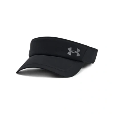 Imagen de Under Armour M Iso chill Launch Visor Visera solar para hombre, gorra de golf o correr con detalles reflectantes, color negro/negro/reflectante