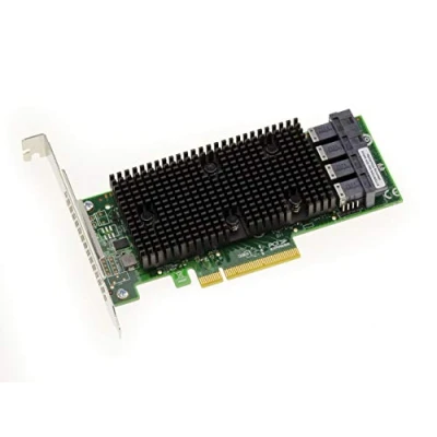 Imagen de Kalea INFORMATIQUE Tarjeta controladora Interna PCIe 3.1 SAS + SATA NVMe de 12 GB y 16 Puertos. Modelo OEM 9400 16i