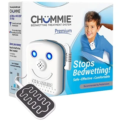 Imagen de Chummie Alarma de enuresis premium (alarma enuresis) 8 tonos, control volumen y vibración Azul