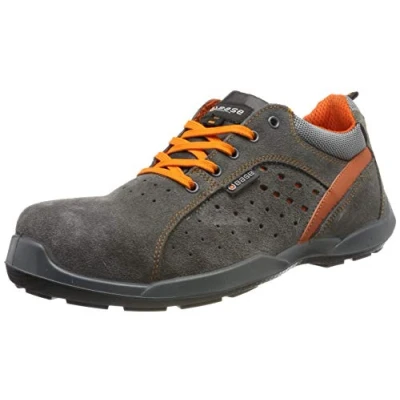 Imagen de BASE, Climb, zapato de seguridad, Record, color gris y naranja, S1P SRC, talla 37
