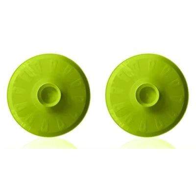 Imagen de tapa volteatortillas 26cm, para sartén y voltear tortilla de patatas, giratortillas plastico microondas, frigorífico, congelador, girar (25.5, 2und Verde)