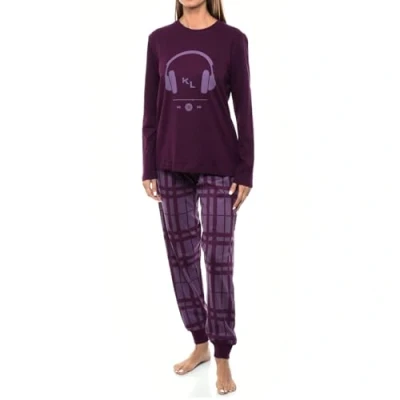 Imagen de Pijama Mujer Invierno KLP1. de algodón, Largo, Mujer, Ropa Dormir muje