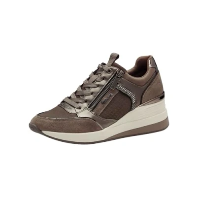 Imagen de Tamaris Zapatillas, Mujer, Talla: 39, Taupe comb Zapatos