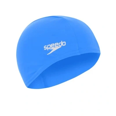 Imagen de Speedo Polyester Cap Junior Gorro de natación Unisex, Azul, Talla Única